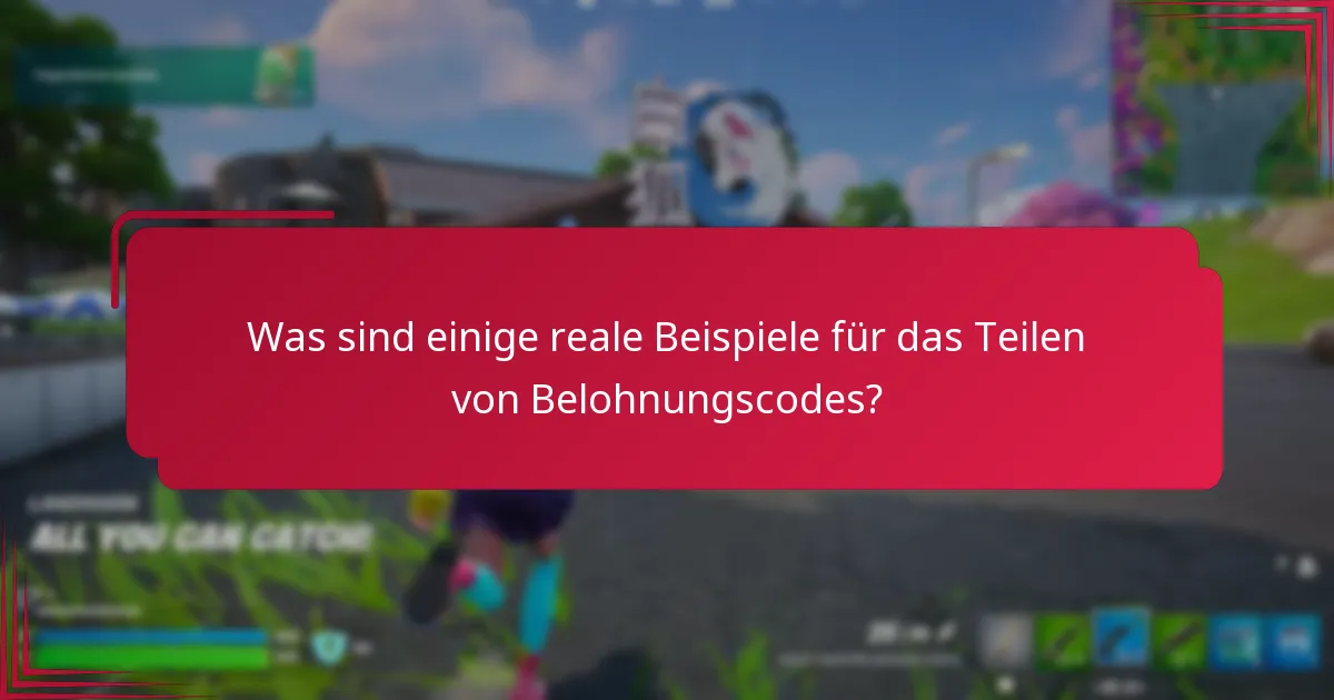 Was sind die Etikette-Richtlinien für das Teilen von Belohnungscodes?